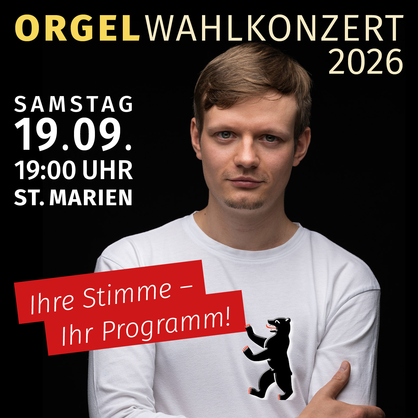 Orgelkonzert zur Berlin-Wahl